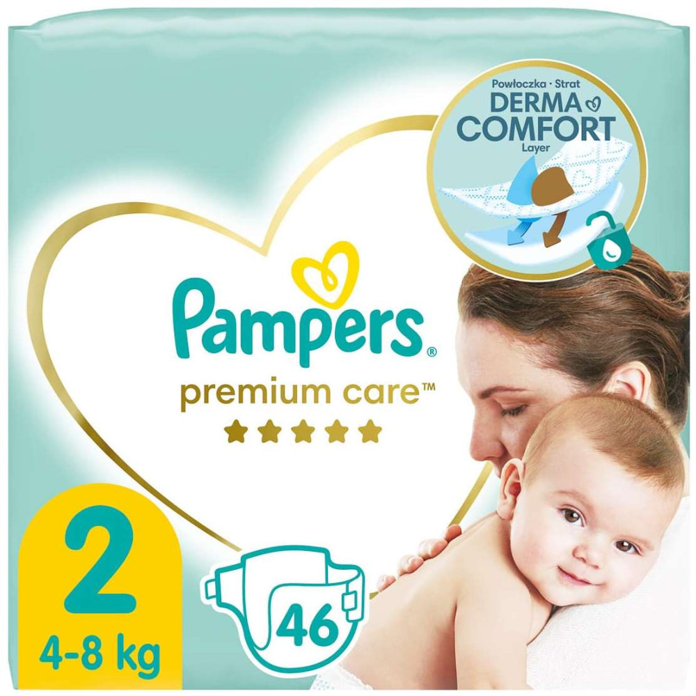 Подгузники Pampers Premium Care 2 / 46 pcs