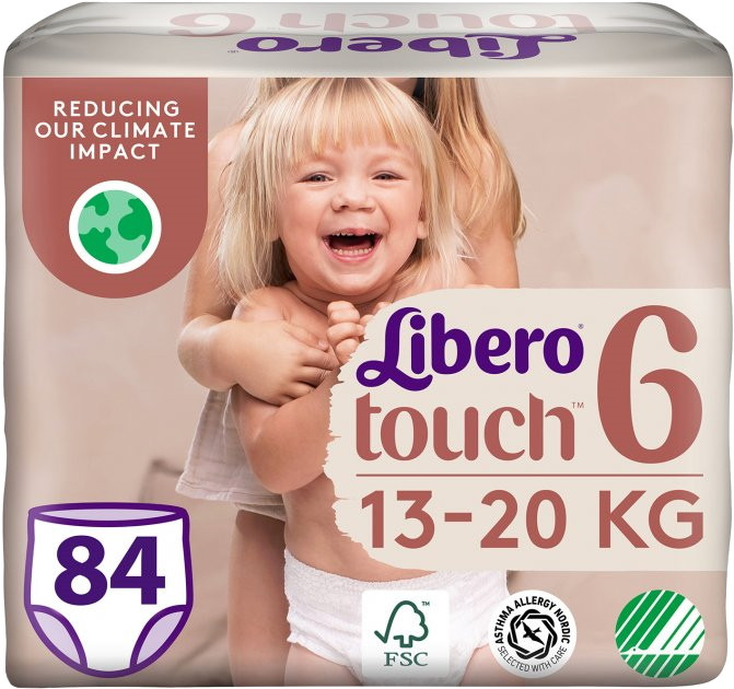 Подгузники-трусики Libero Touch Pants 6 / 84 pcs