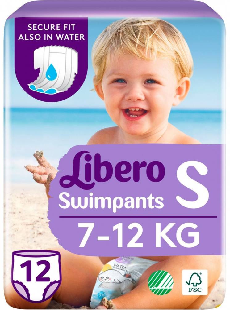 Підгузки для плавання Libero Swimpants S / 12 pcs