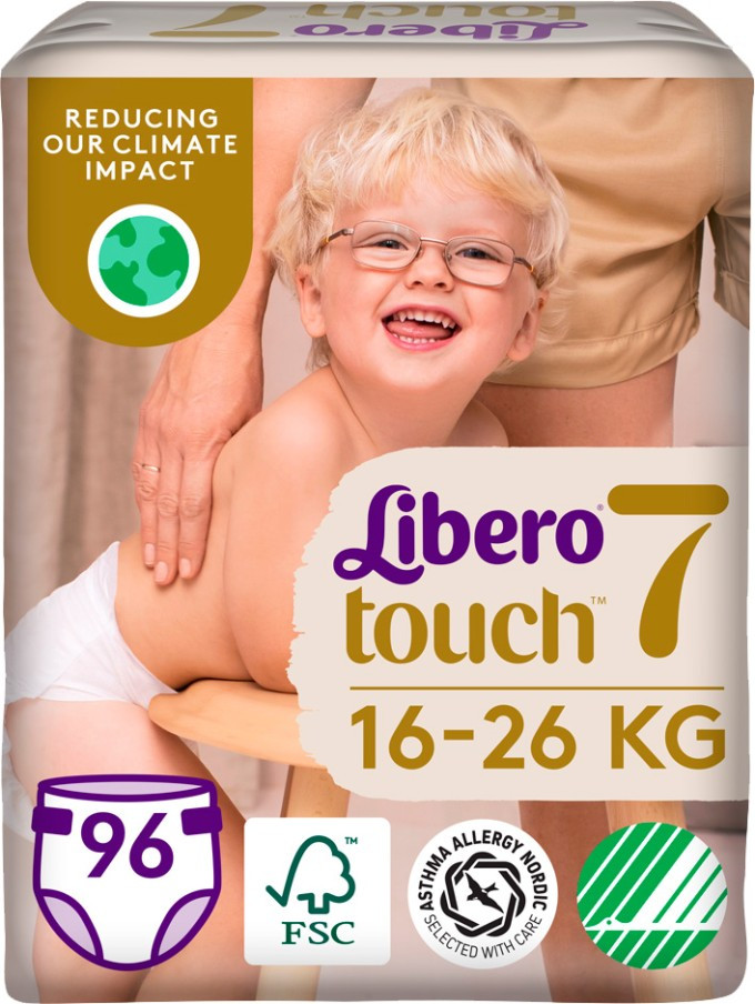 Підгузки Libero Touch Open 7 / 96 pcs