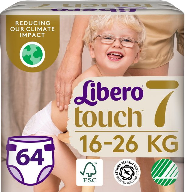 Підгузки Libero Touch Open 7 / 64 pcs