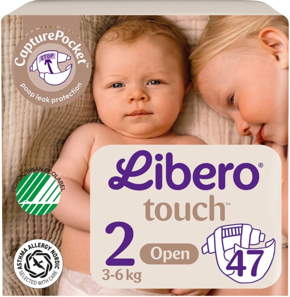 Подгузники Libero Touch Open 2 / 47 pcs
