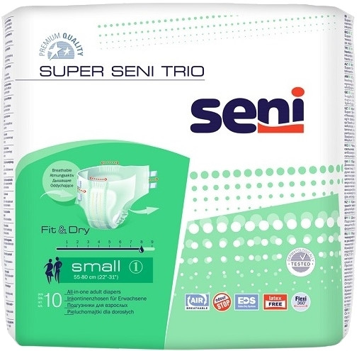 Підгузки Seni Super Trio S / 10 pcs
