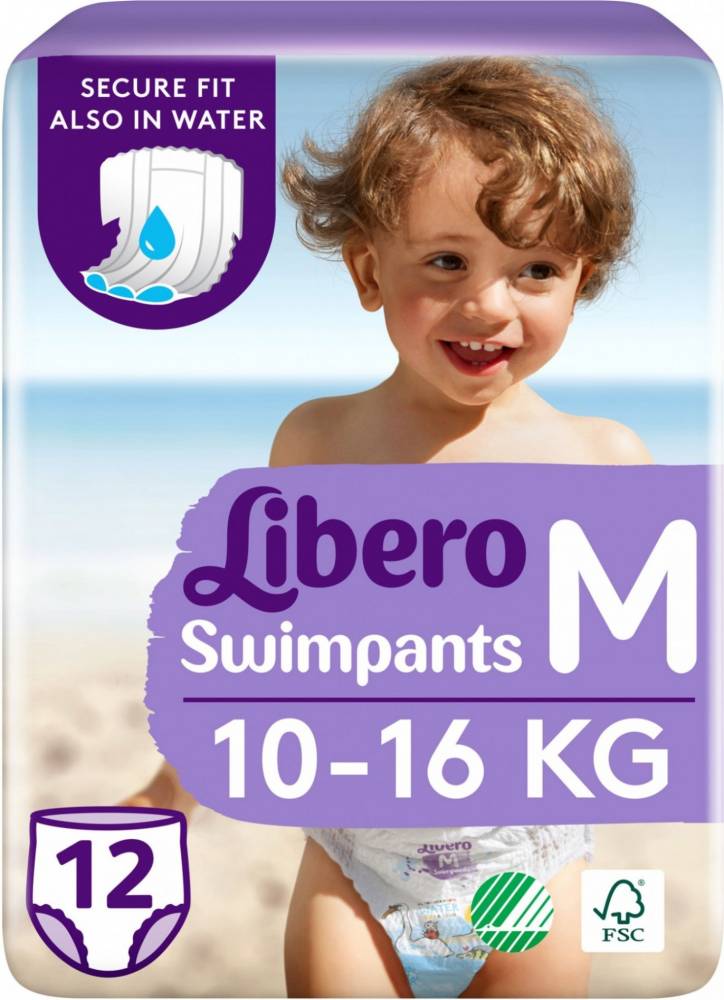 Підгузки для плавання Libero Swimpants M / 12 pcs