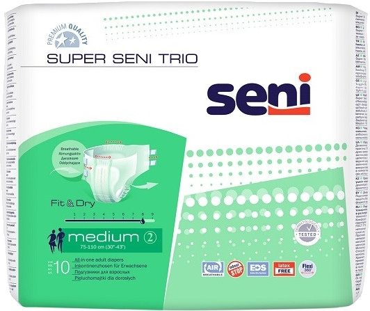 Підгузки Seni Super Trio M / 10 pcs