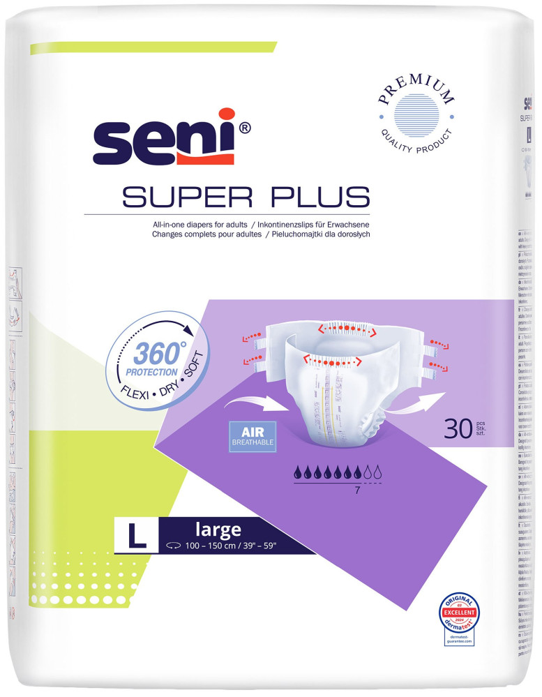 Підгузки Seni Super Plus L / 30 pcs