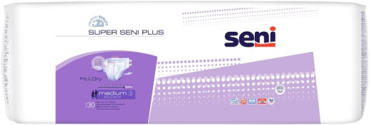 Підгузки Seni Super Plus Fit and Dry M / 30 pcs