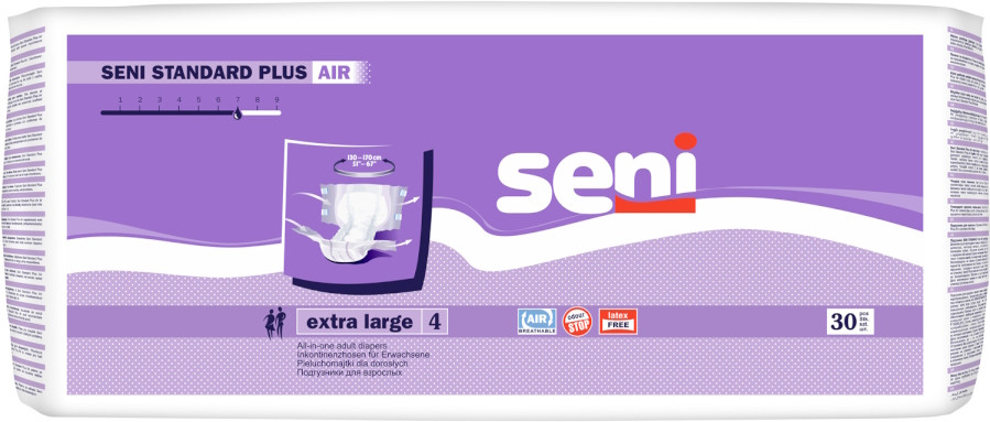 Підгузки Seni Standard Plus Air XL / 30 pcs