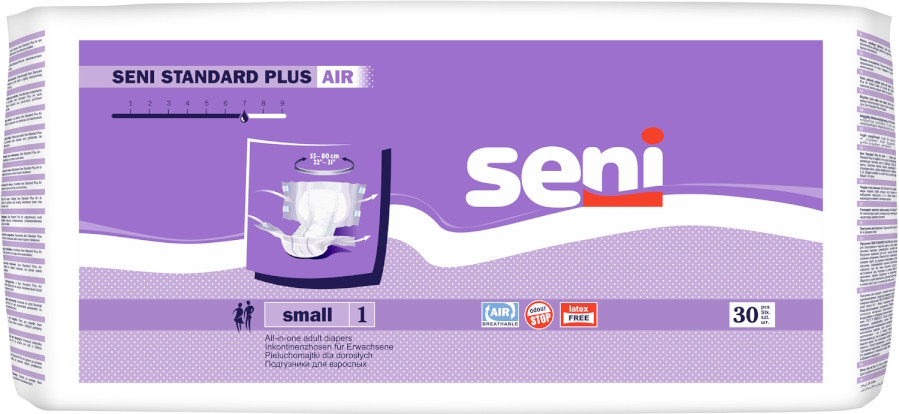 Підгузки Seni Standard Plus Air S / 30 pcs
