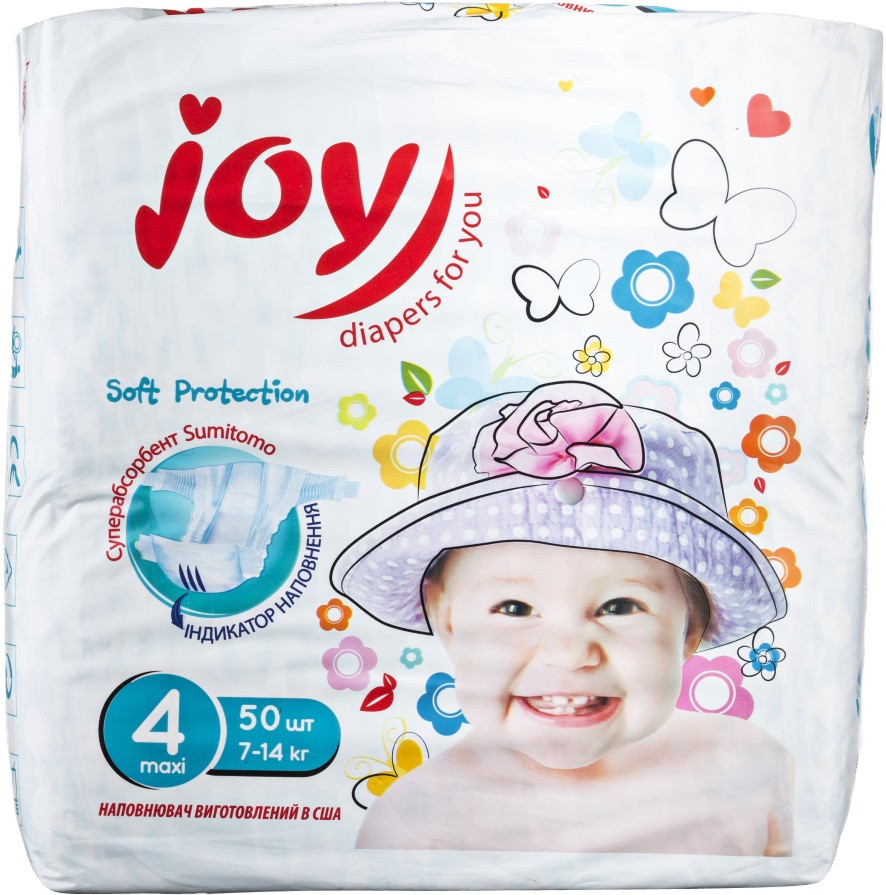 Підгузки Joy Soft Protection 4 / 50 pcs