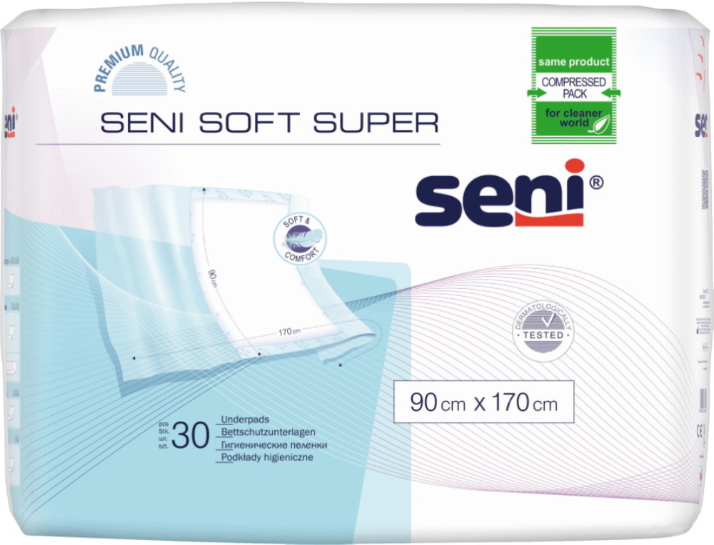 Пелюшки Seni Soft Super 90x170 / 30 pcs