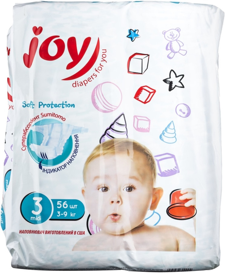 Підгузки Joy Soft Protection 3 / 56 pcs