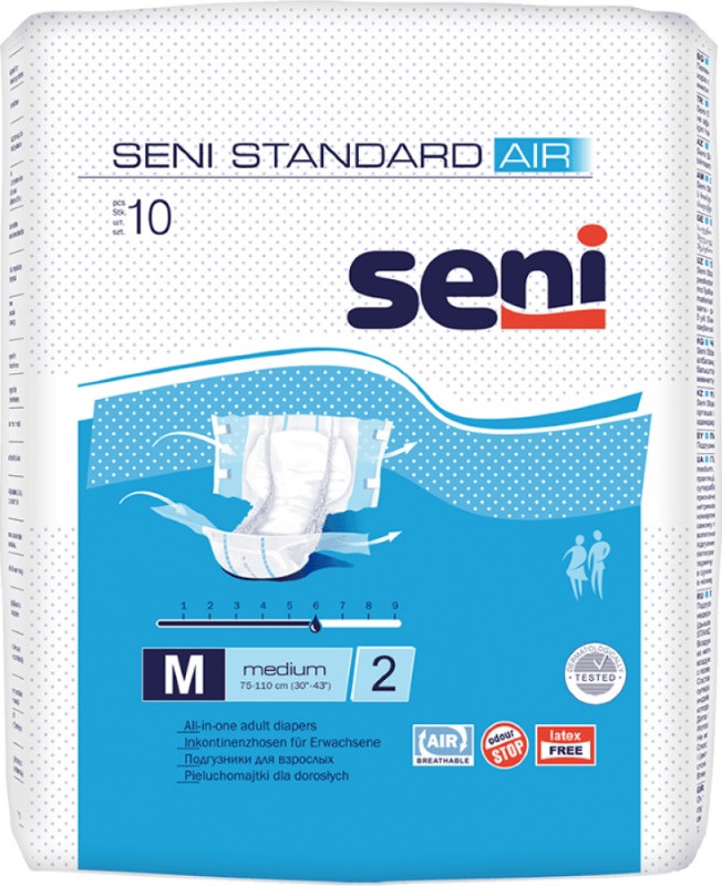 Підгузки Seni Standard Air M / 10 pcs