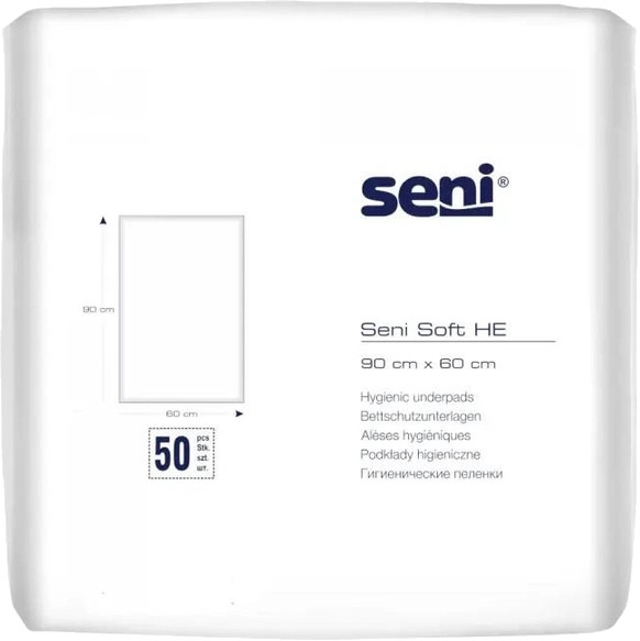 Пелюшки Seni Soft HE 90x60 / 50 pcs