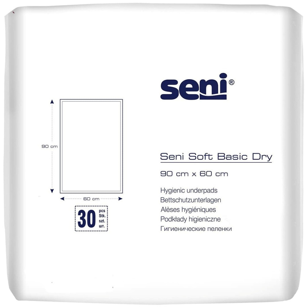 Пелюшки Seni Soft Basic Dry 90x60 / 30 pcs