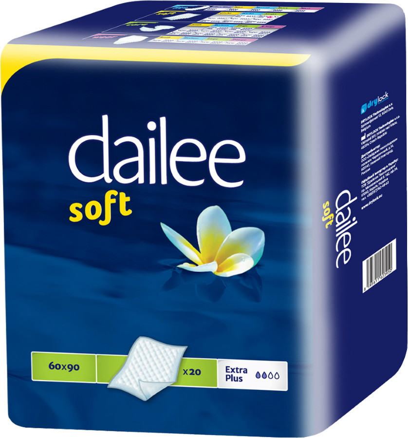 Пелюшки Dailee Soft Extra Plus 90x60 / 20 pcs