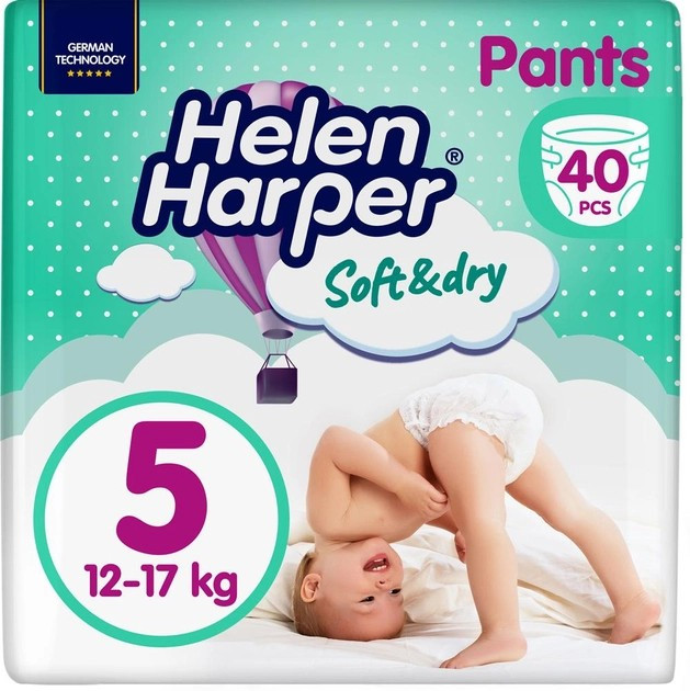 Подгузники-трусики Helen Harper Soft and Dry New Pants 5 / 40 pcs
