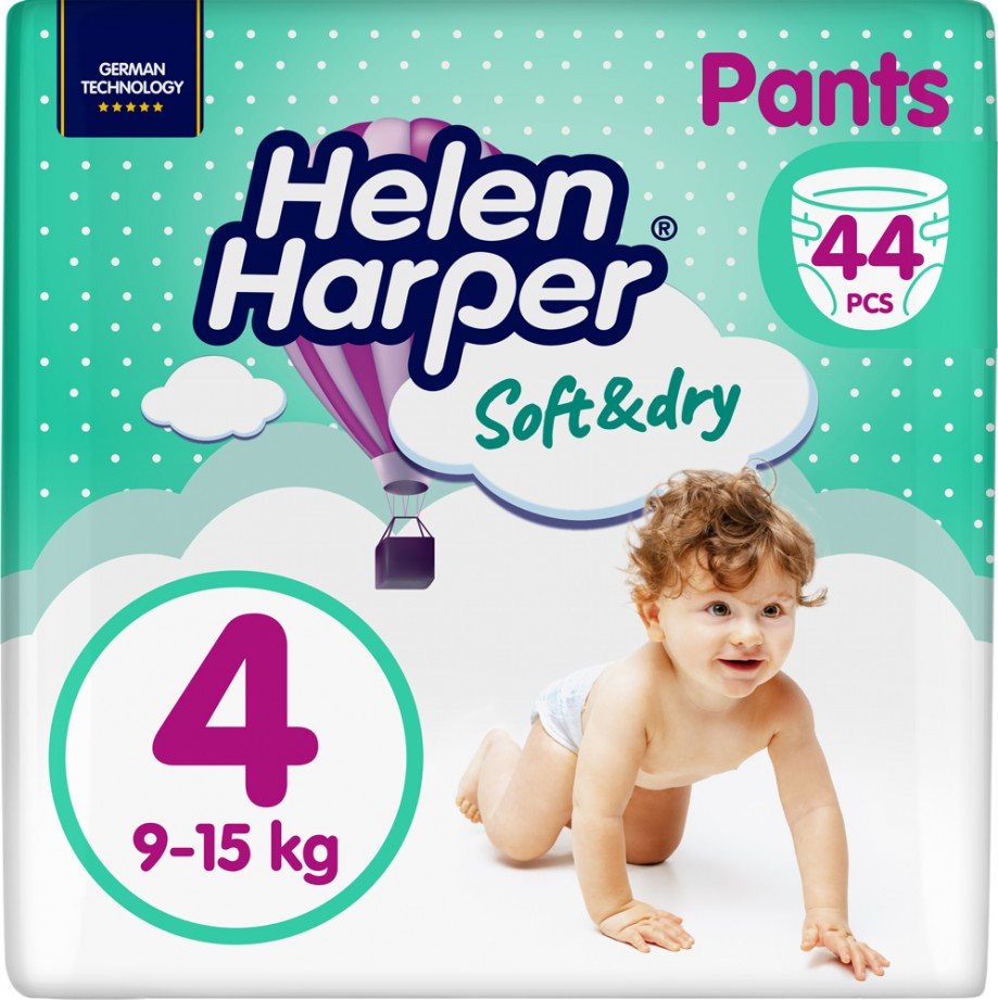 Подгузники-трусики Helen Harper Soft and Dry New Pants 4 / 44 pcs