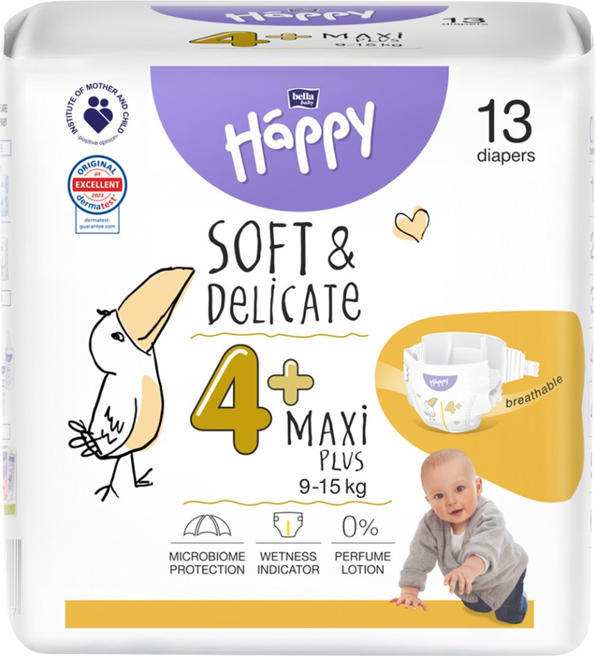 Підгузки Bella Baby Happy Soft & Delicate Maxi 4 / 13 pcs