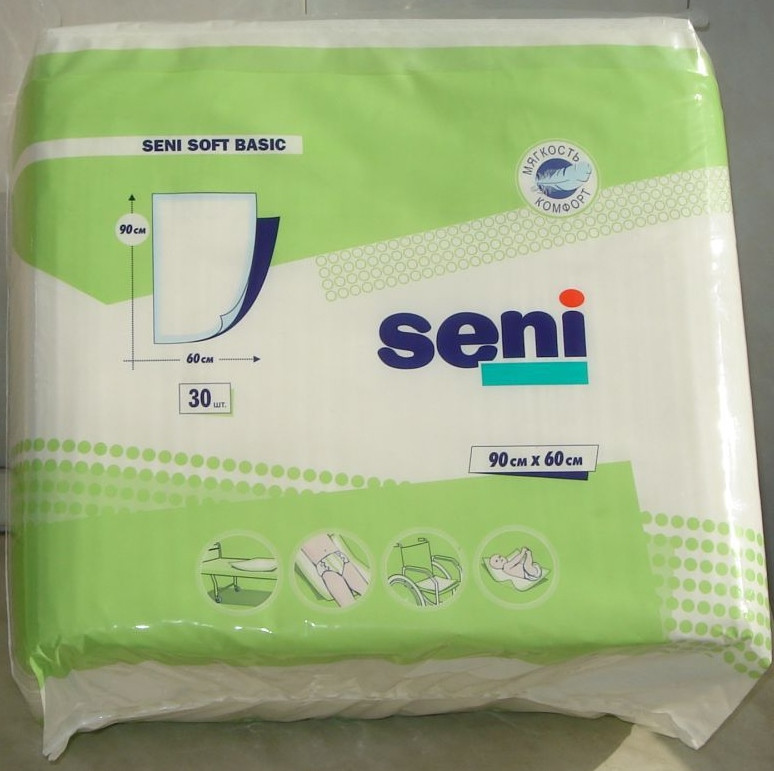 Пелюшки Seni Soft Basic 90x60 / 10 pcs