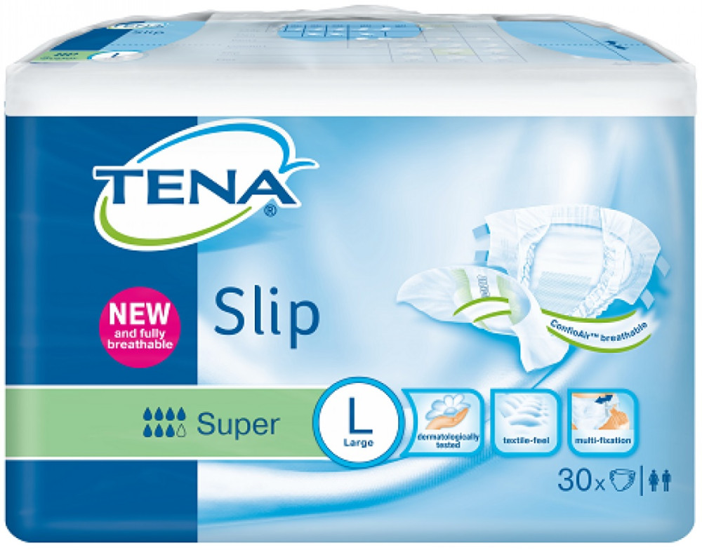 Підгузки Tena Slip Super L / 30 pcs