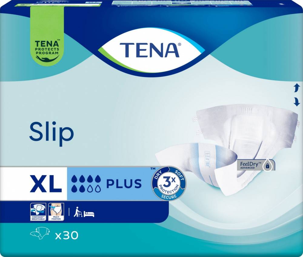 Підгузки Tena Slip Plus XL / 30 pcs