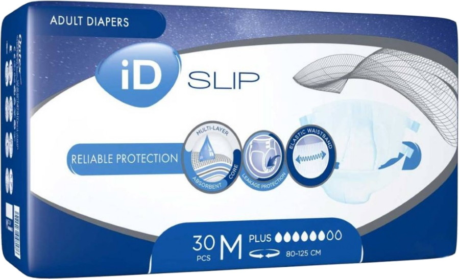 Підгузки ID Expert Slip Plus M / 30 pcs