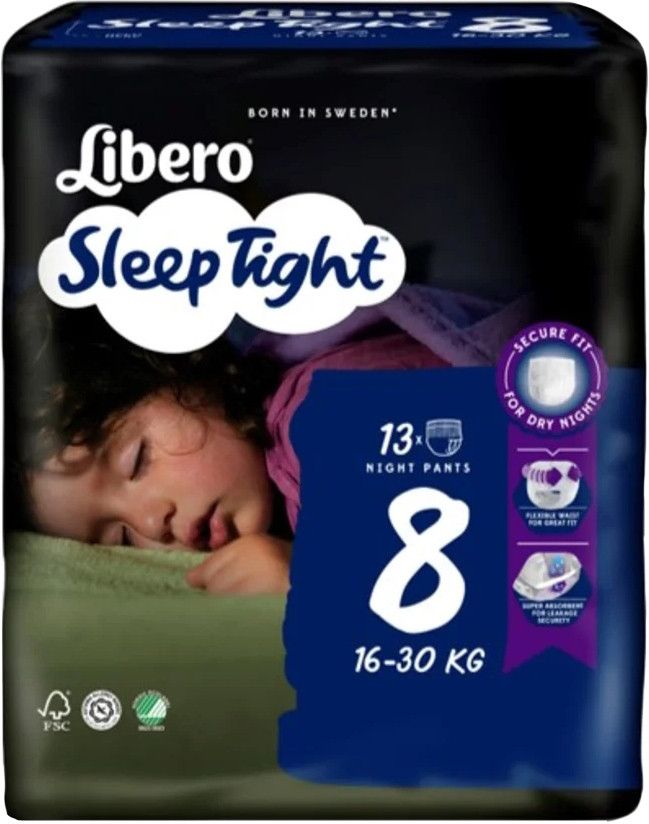 Підгузки-трусики Libero Sleep Tight 8 / 13 pcs