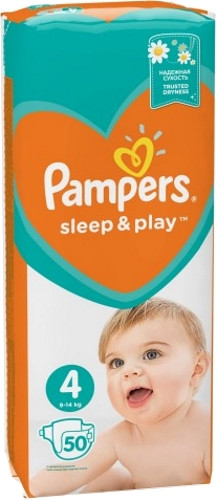 Подгузники Pampers Sleep and Play 4 / 50 pcs