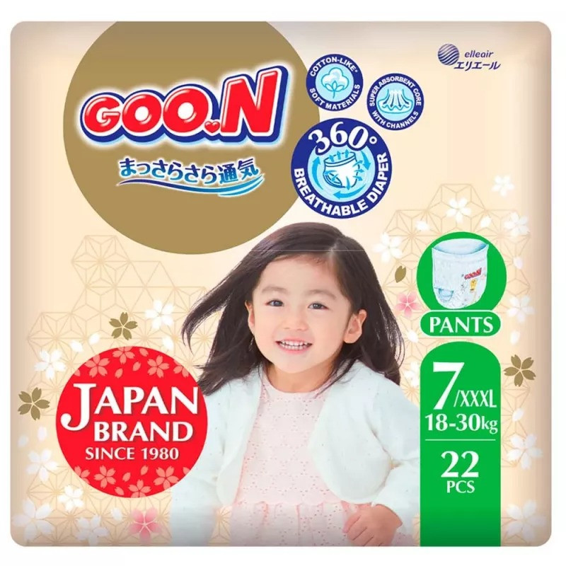 Подгузники-трусики Goo.N Premium Soft Pants XXXL / 22 pcs