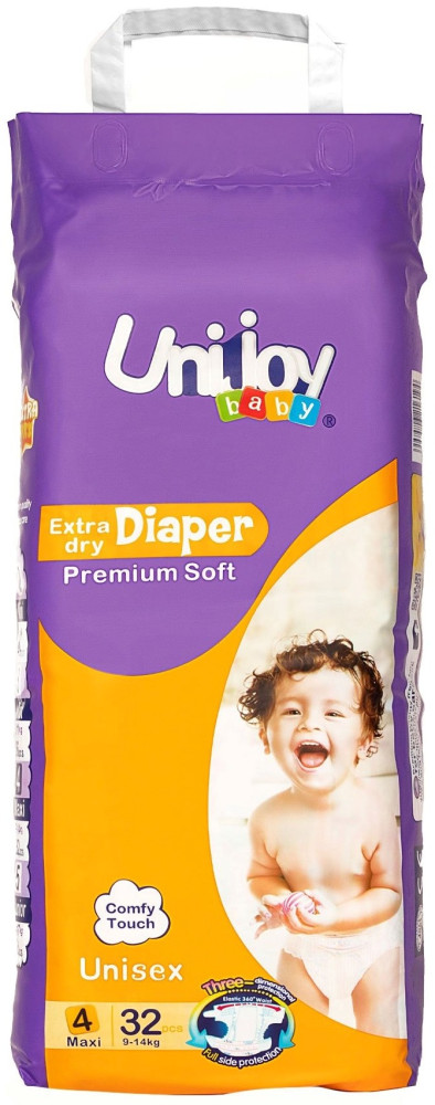 Підгузки Unijoy Premium Soft 4 / 32 pcs