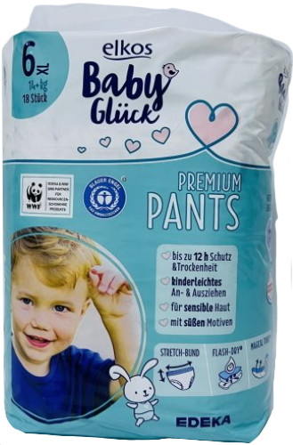 Подгузники-трусики Elkos Premium Pants 6 / 18 pcs