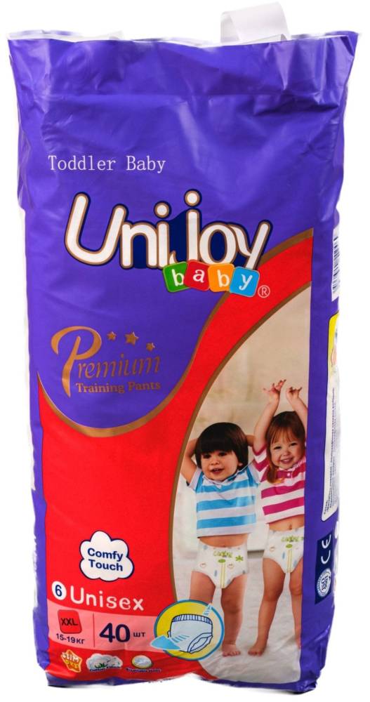 Подгузники-трусики Unijoy Premium Pants 6 / 40 pcs