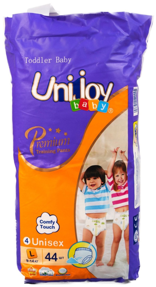 Подгузники-трусики Unijoy Premium Pants 4 / 44 pcs