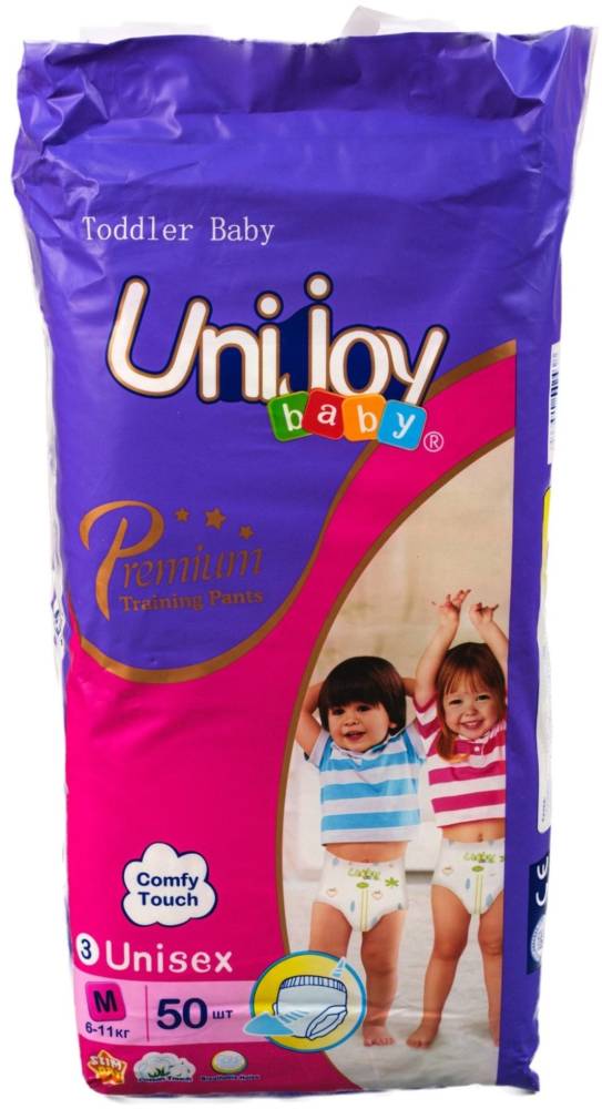 Подгузники-трусики Unijoy Premium Pants 3 / 50 pcs