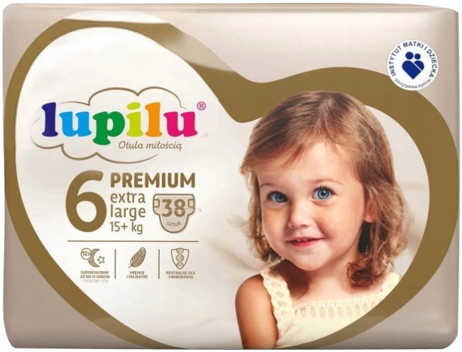Підгузки Lupilu Premium Diapers 6 / 38 pcs