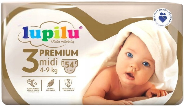 Підгузки Lupilu Premium Diapers 3 / 54 pcs