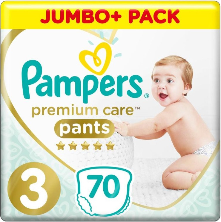 Підгузки-трусики Pampers Premium Care Pants 3 / 70 pcs