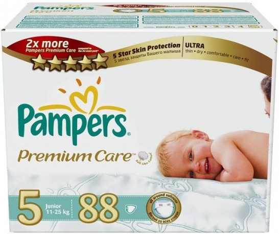 Подгузники Pampers Premium Care 5 / 88 pcs