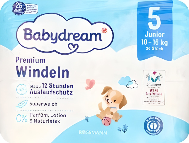 Підгузки Babydream Premium 5 / 34 pcs