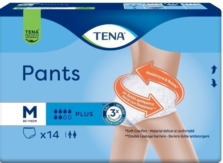 Підгузки-трусики Tena Pants Plus M / 14 pcs