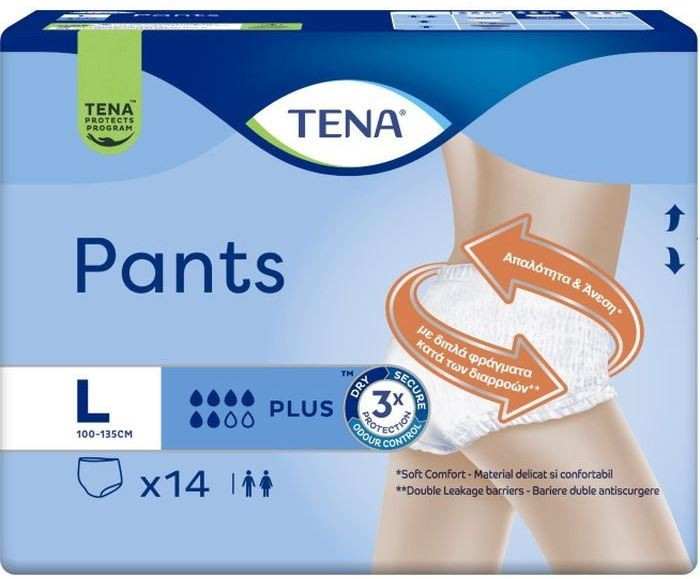 Підгузки-трусики Tena Pants Plus L / 14 pcs