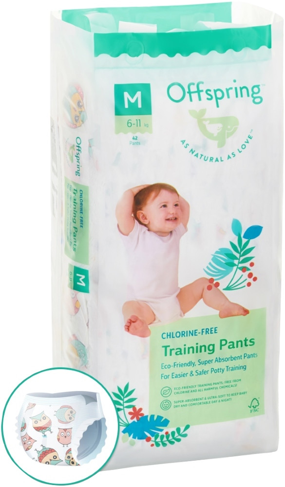 Підгузки-трусики Offspring Pants M / 42 pcs