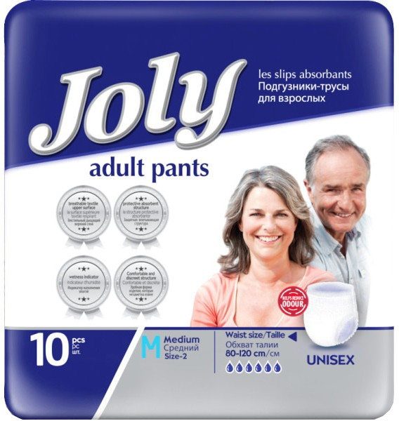 Подгузники-трусики Joly Pants M / 10 pcs