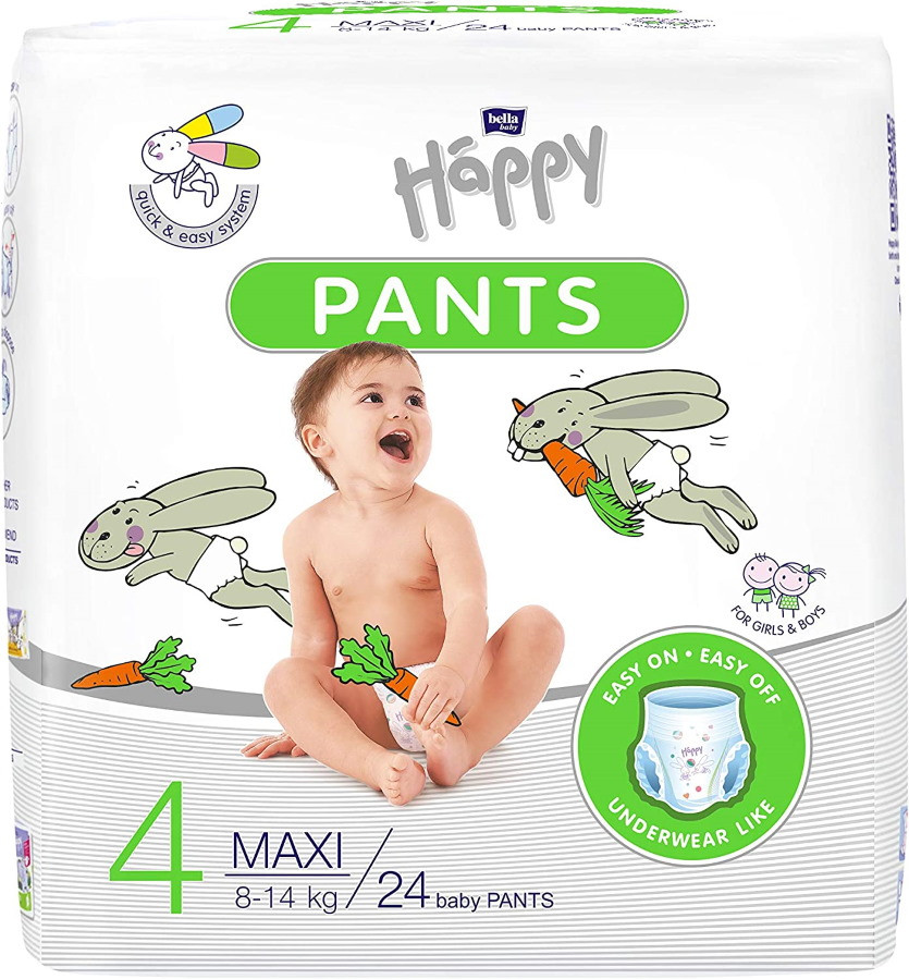 Подгузники-трусики Bella Baby Happy Pants Maxi 4 / 24 pcs