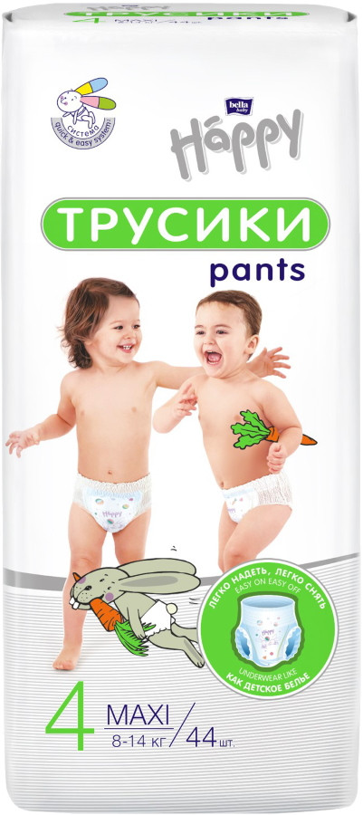 Підгузки-трусики Bella Baby Happy Pants Maxi 4 / 44 pcs