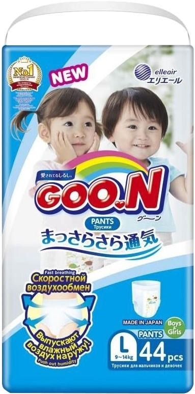 Подгузники-трусики Goo.N Pants L / 44 pcs