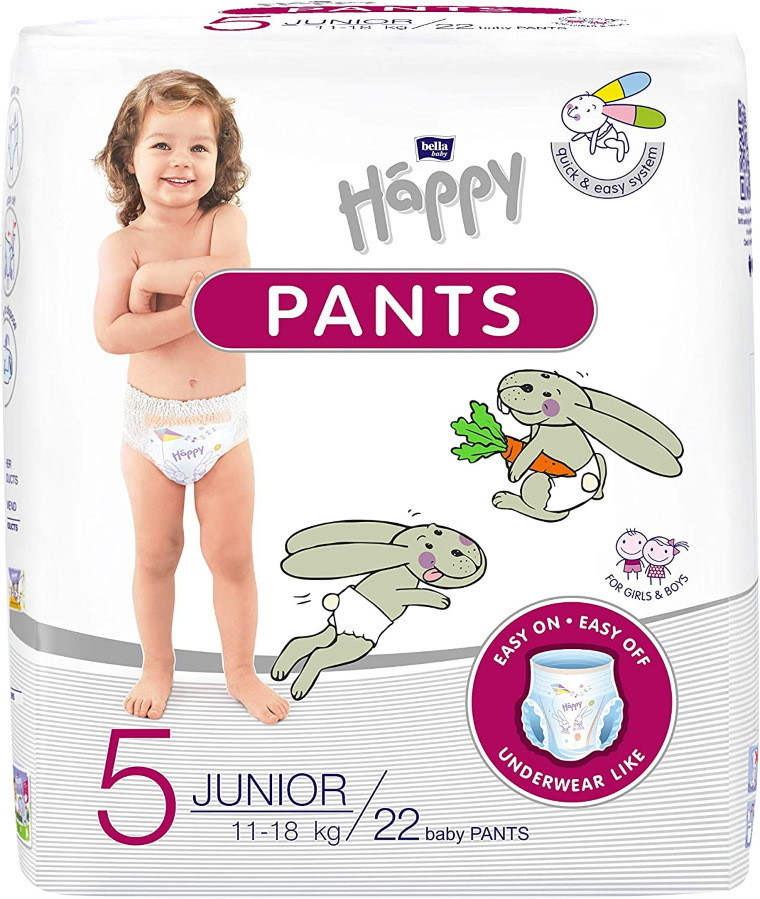 Подгузники-трусики Bella Baby Happy Pants Junior 5 / 22 pcs