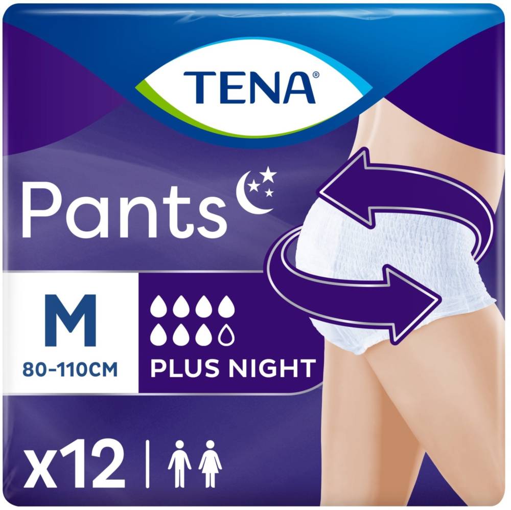 Підгузки-трусики Tena Pants Culottes Plus Night M / 12 pcs