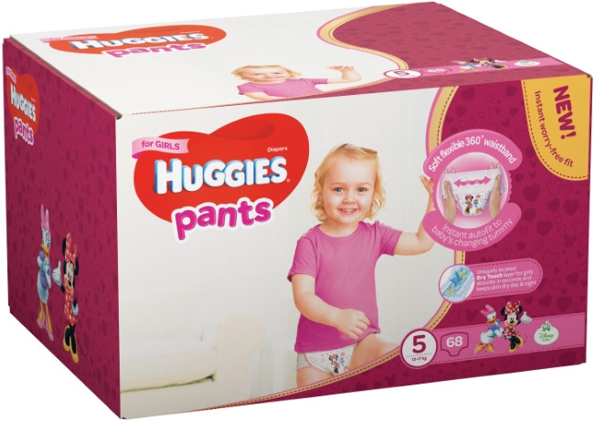 Подгузники-трусики Huggies Pants Girl 5 / 68 pcs
